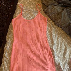 SHEIN Pink Tight Dress with Slit